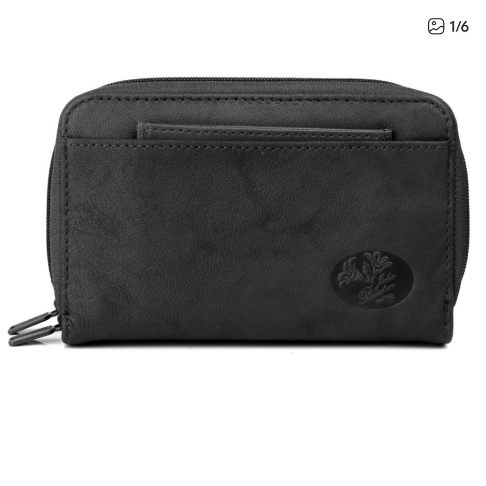 Buxton Black Leather Wallet